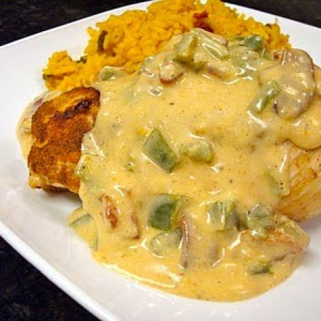 Mexican Chicken with Jalapeno Popper Sauce