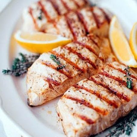 Grilled Striped Bass