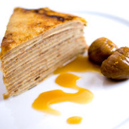DESSERT - Chestnut Mille Crêpes