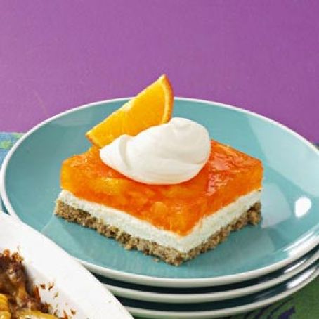 Orange Gelatin Pretzel Salad Recipe