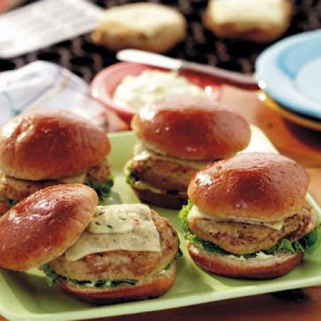 Grilled Chicken Burgers