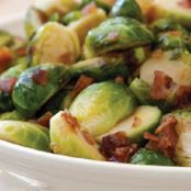 Honey-Roasted Brussels Sprouts And Bacon