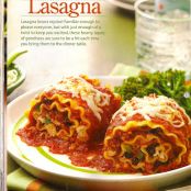 Pizza Lasagna Roll-Ups with Italian Sausage
