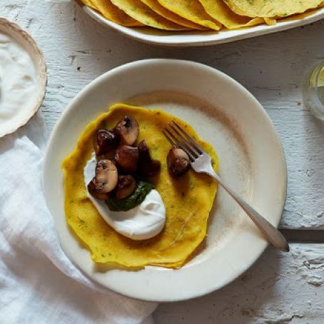 Pudla (Chickpea Flour Pancakes)