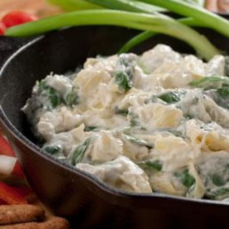 Light Spinach and Artichoke Dip