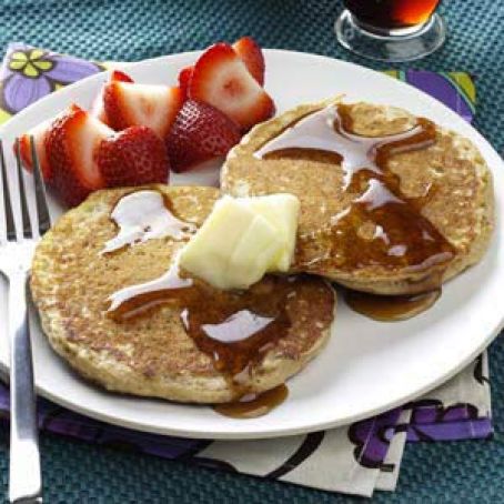 Brown Sugar Oatmeal Pancakes Recipe