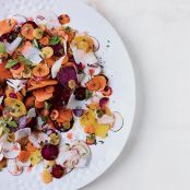 Carrot Salad with Mushrooms and Herbs