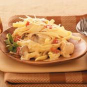 Chicken, 2009 Makeover Fettuccine Alfredo