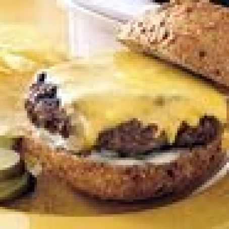 Grilled Ranch Cheeseburgers