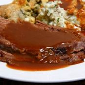 Roast Beef with Coffee Gravy