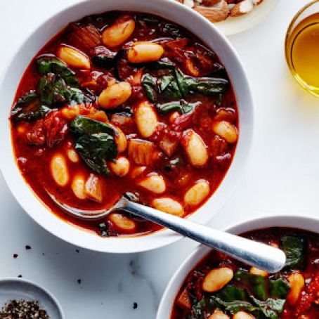 Tomato and Cannellini Bean Soup