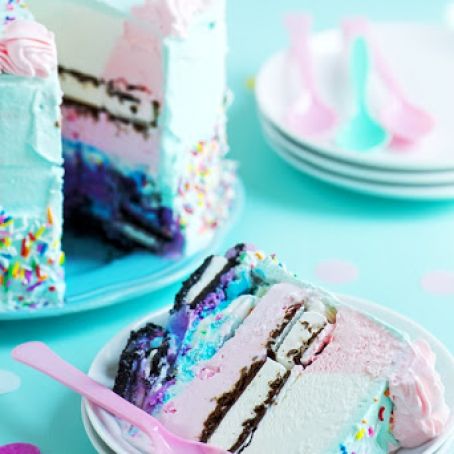 Birthday Party Ice Cream Cake