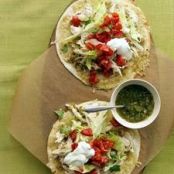 Tostadas Salsa Verde