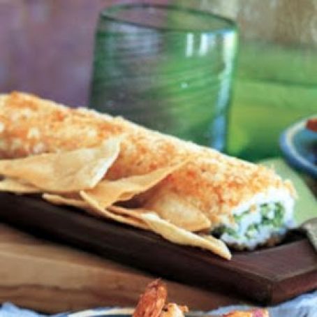 Avocado and cream cheese roll