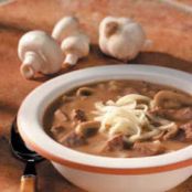 Beefy Mushroom Soup
