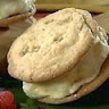 Ginger Peach Ice Cream Sandwiches