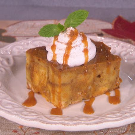 Carnie's Pump You Up Pumpkin Bread Pudding- not tested
