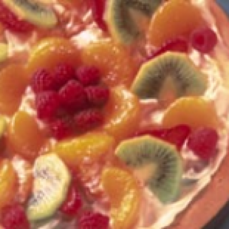 Cheesecake and Fruit Dessert Pizza