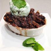 Dark Chocolate Bread Pudding