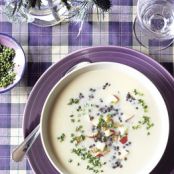 Soup:Sunchoke Soup With Apples and Lentils