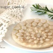 Lemon Rosemary Doily Sugar Cookies