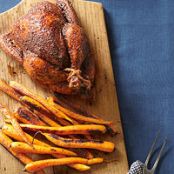 Roasted Moroccan Chicken with Carrots