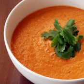 Indian Spiced Carrot Soup with Ginger