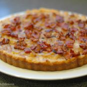 French Onion and Bacon Tart