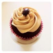 Mocha Cupcakes with Espresso Buttercream Frosting