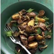 Roasted Mushroom and Potato Salad