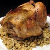 Rock Cornish Game Hens with Wild Rice