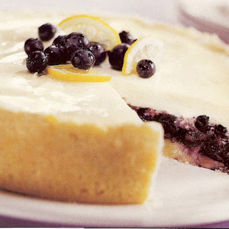 Blueberry-Sour Cream Torte