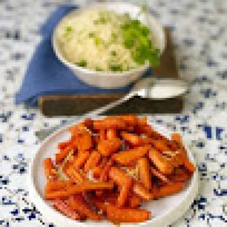 Roasted Carrots with Lemon Dressing