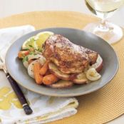 Chicken Thighs With Carrots and Potatoes
