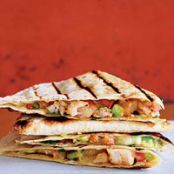 Grilled Paprika Shrimp Quesadillas