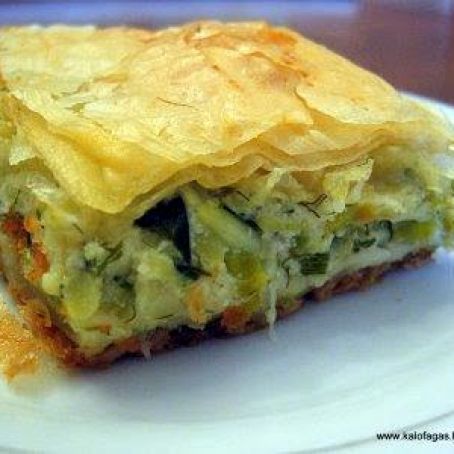 Leek and Cheese Pie - Prassopita