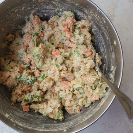 Mashed Chickpea Salad