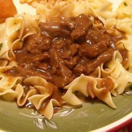 Slow Cooker Beef Tips with Gravy