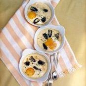 Eggs and Morels Baked In Cream