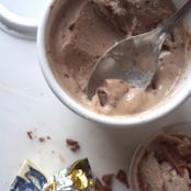 Easy Banana Ice Cream with Milk Chocolate Chunks