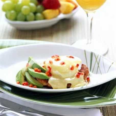 Carribean Crab Cakes Benedict