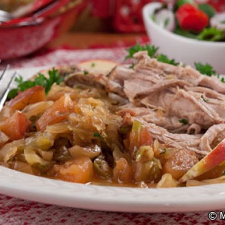 Good Luck Pork and Cabbage