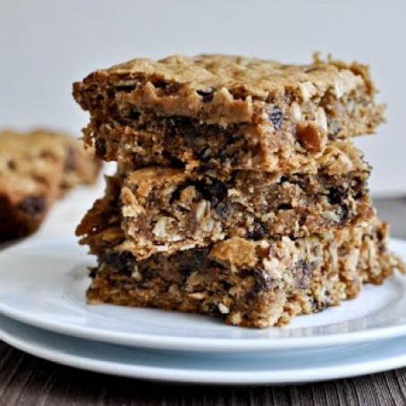 Oatmeal Peanut Butter Snack Squares
