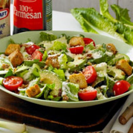 Bacon and Avocado Caesar Salad