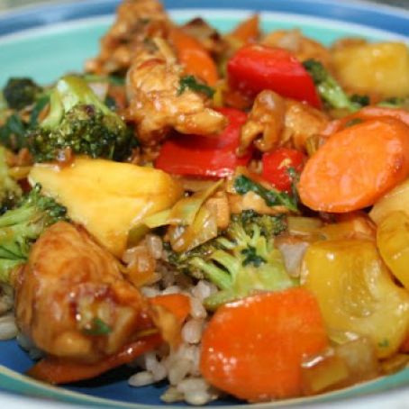 Hawaiian Chicken Stirfry