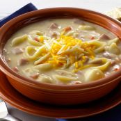 Mac'n Cheesy Ham Soup