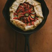 Rustic Summer Tomato and Zucchini Tart