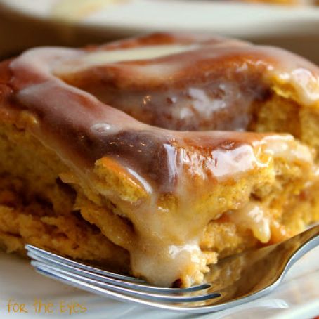 Sweet Potato Cinnamon Rolls with Maple Cream Cheese Icing