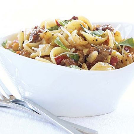 Orecchiette with Fennel, Sausage & Tomatoes