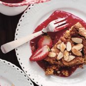 Almond Flour-Lemon Torte with Fresh Strawberries
